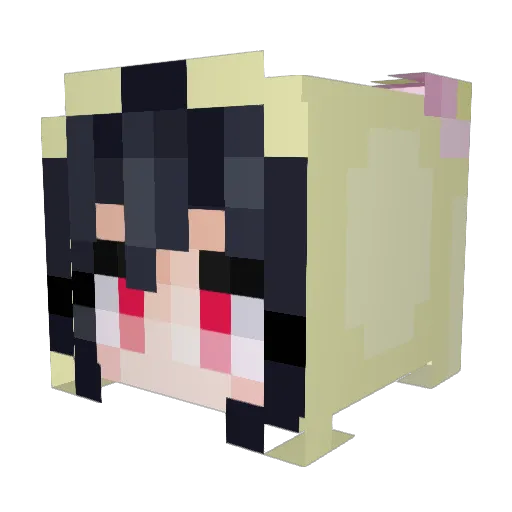 FerAme Minecraft avatar head, 3D render