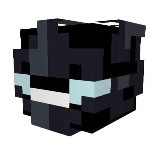 FerAtHome Minecraft avatar head, 3D render