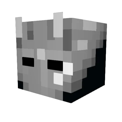 FerLV1 Minecraft avatar head, 3D render