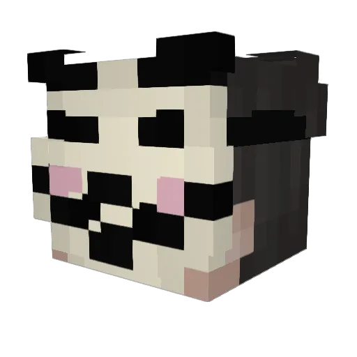 FerRomez Minecraft avatar head, 3D render