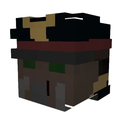 FerSerenthia Minecraft avatar head, 3D render