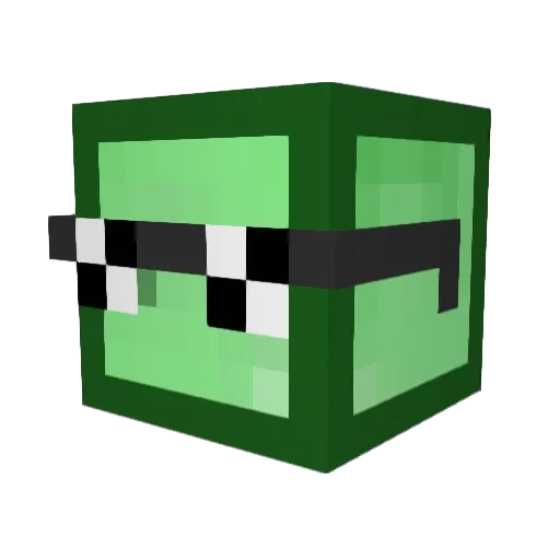 FeralCash Minecraft avatar head, 3D render