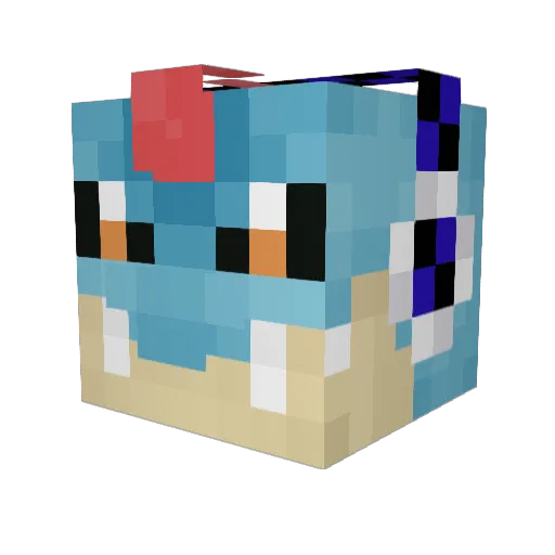 Feraligamer513 Minecraft avatar head, 3D render