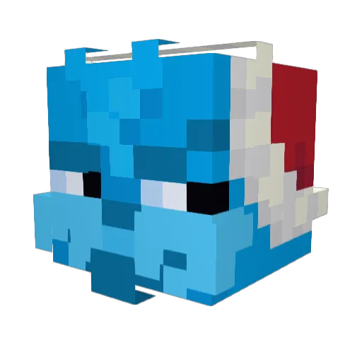 Ferarri2006 Minecraft avatar head, 3D render