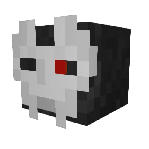 Ferbiann Minecraft avatar head, 3D render