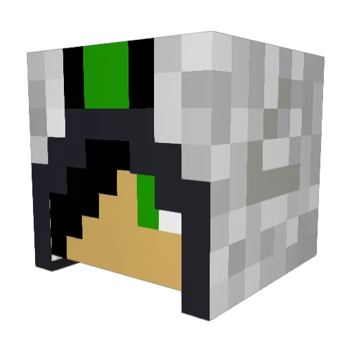 Ferby1998 Minecraft avatar head, 3D render