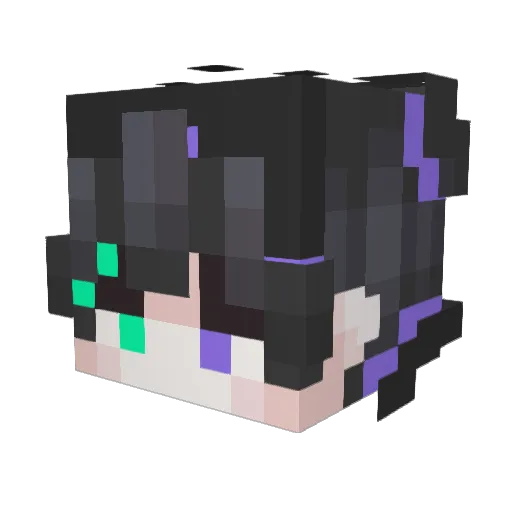 FerchoJM Minecraft avatar head, 3D render