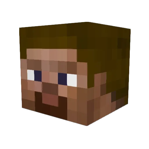 FerdErik Minecraft avatar head, 3D render