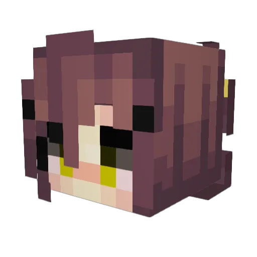 FereiraG Minecraft avatar head, 3D render