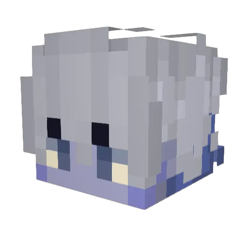 Ferenc007 Minecraft avatar head, 3D render