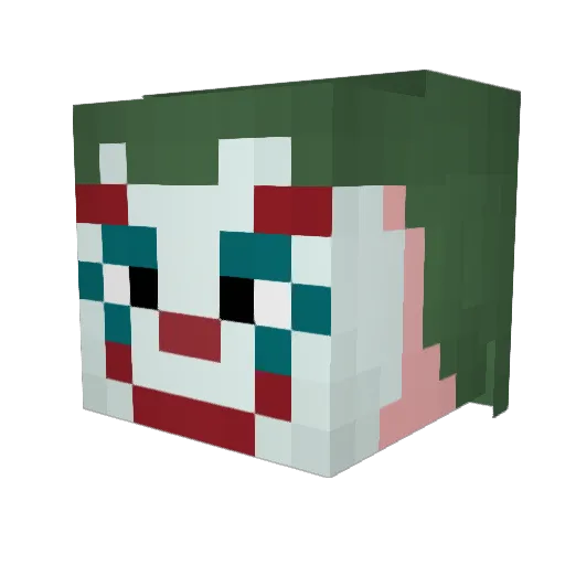 Fergamo Minecraft avatar head, 3D render