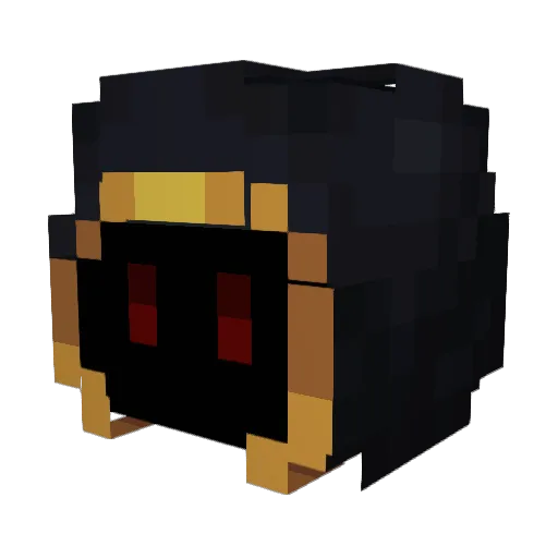 Fergerod Minecraft avatar head, 3D render