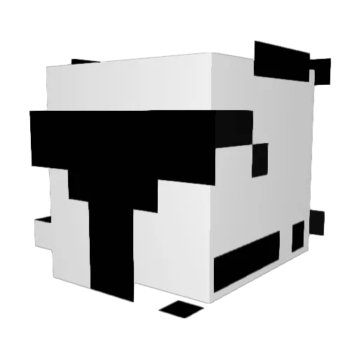 Fergie1000 Minecraft avatar head, 3D render