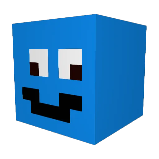 Fergyy28 Minecraft avatar head, 3D render