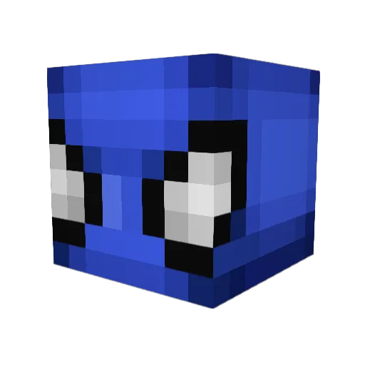 FeritLarp Minecraft avatar head, 3D render