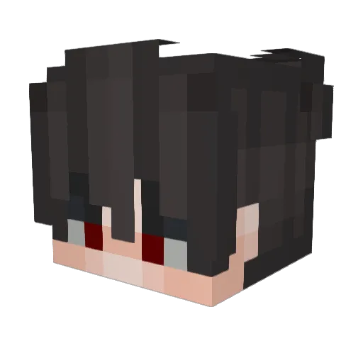 Ferixriver Minecraft avatar head, 3D render