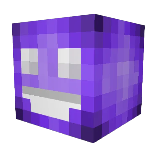 Ferm1 Minecraft avatar head, 3D render
