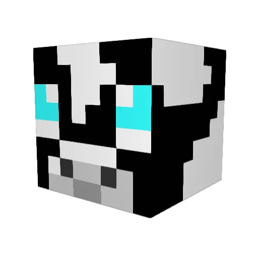 FernFlour Minecraft avatar head, 3D render