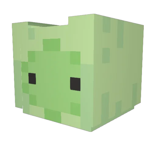 Fern_99 Minecraft avatar head, 3D render