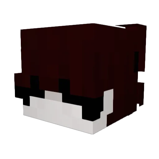 FernanTheBoost Minecraft avatar head, 3D render