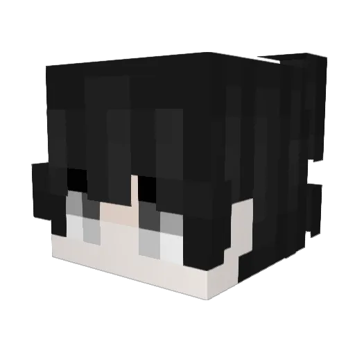 FernanTheGhost Minecraft avatar head, 3D render