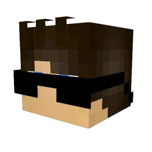 FernandinhoPH Minecraft avatar head, 3D render
