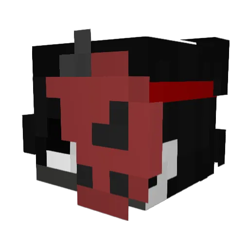 FernandoJFK Minecraft avatar head, 3D render