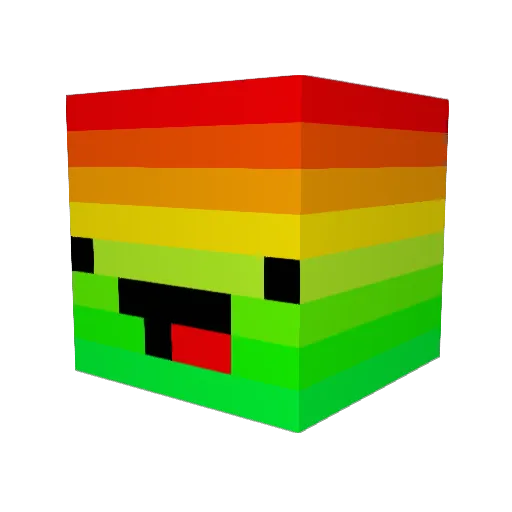 Ferni1207 Minecraft avatar head, 3D render