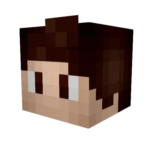 Fernivorous Minecraft avatar head, 3D render