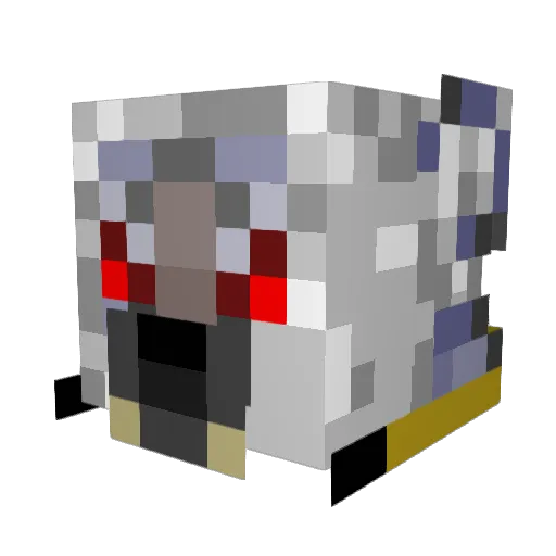 FeroSpankin Minecraft avatar head, 3D render