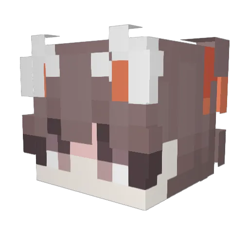 FerociousFurry Minecraft avatar head, 3D render