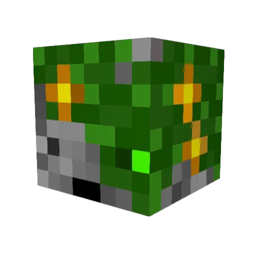 Ferocious_Fox Minecraft avatar head, 3D render