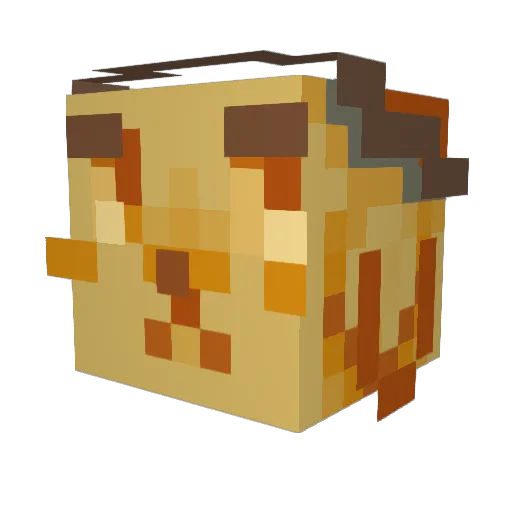 Feroni_ Minecraft avatar head, 3D render