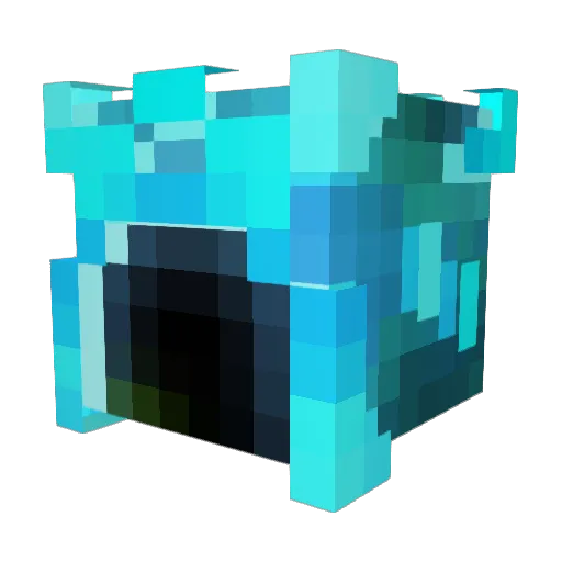 Ferradi Minecraft avatar head, 3D render