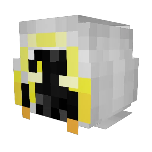 Ferran09 Minecraft avatar head, 3D render