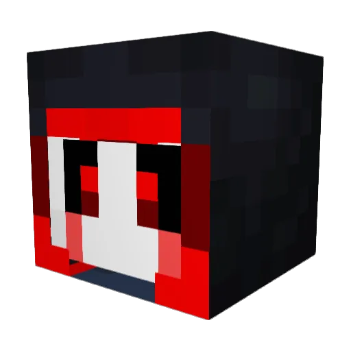 Ferrari__ Minecraft avatar head, 3D render