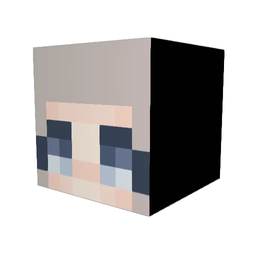Ferrarinto Minecraft avatar head, 3D render