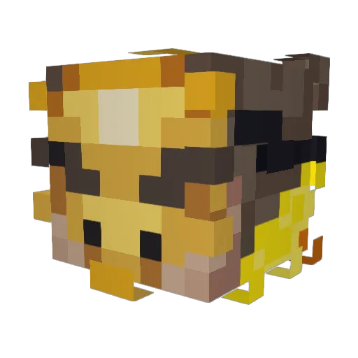 FerreMC Minecraft avatar head, 3D render