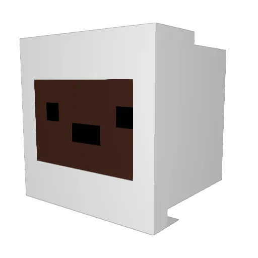 Ferrerooo Minecraft avatar head, 3D render