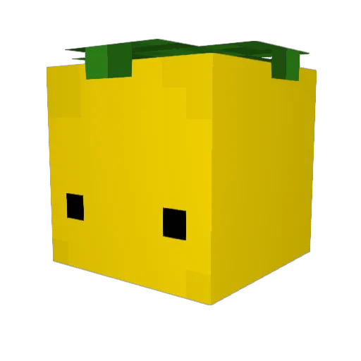 Ferretpp Minecraft avatar head, 3D render