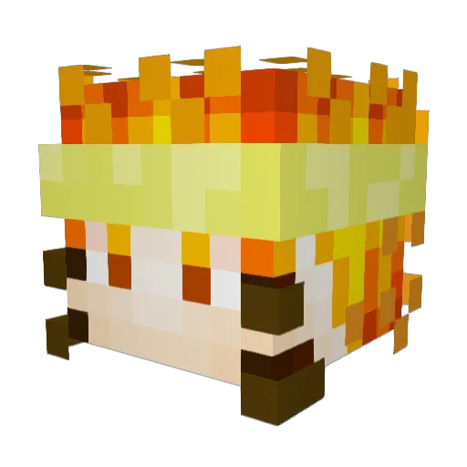 Ferriswhee1 Minecraft avatar head, 3D render