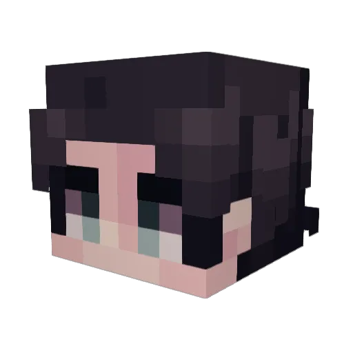 FerroLegend Minecraft avatar head, 3D render