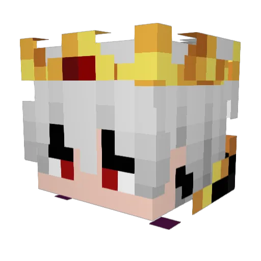 FerroMC_ Minecraft avatar head, 3D render