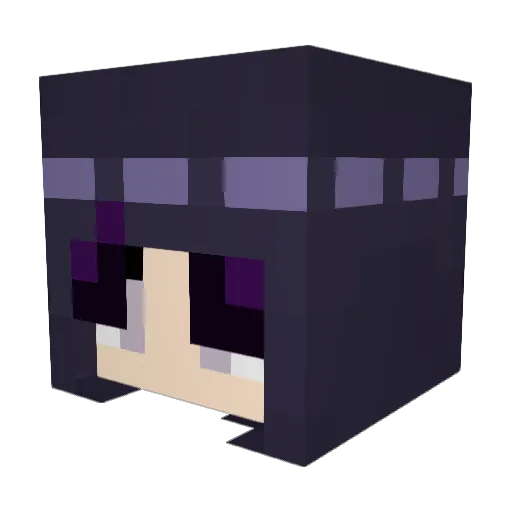 Ferrone Minecraft avatar head, 3D render
