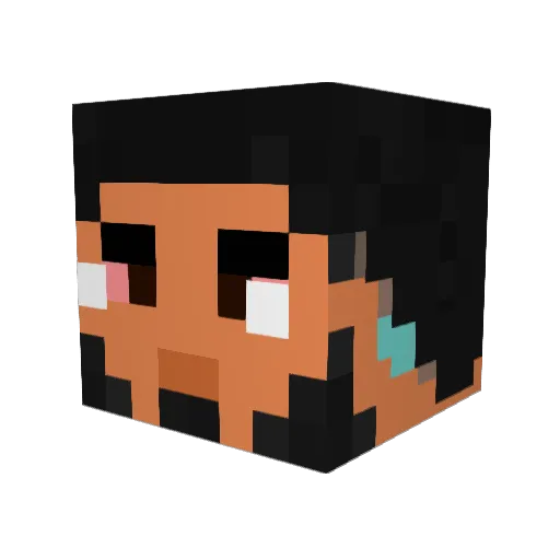 FerronsitoJR Minecraft avatar head, 3D render
