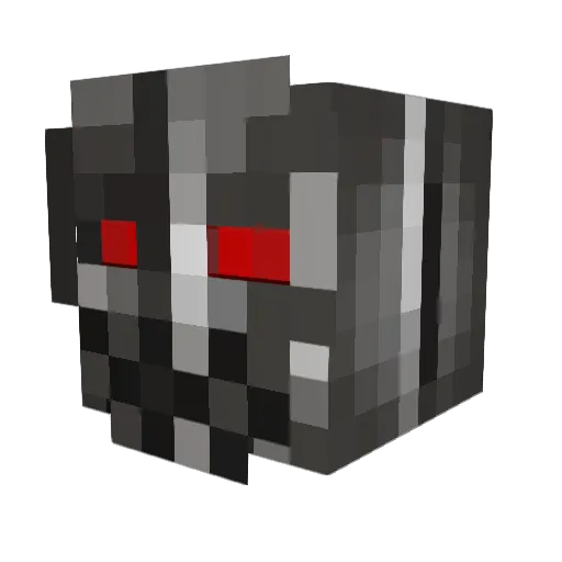 FerrousCadaver Minecraft avatar head, 3D render