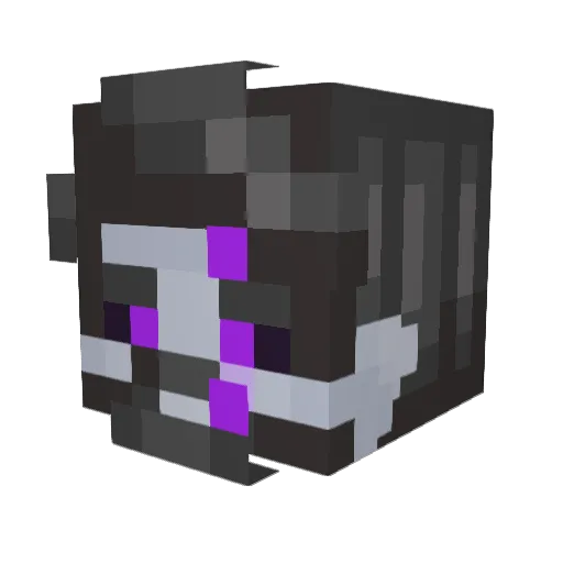 Ferrovox Minecraft avatar head, 3D render