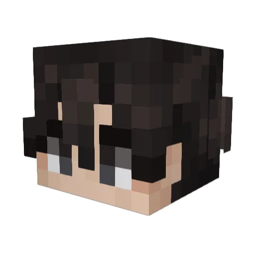 FerroxHD Minecraft avatar head, 3D render