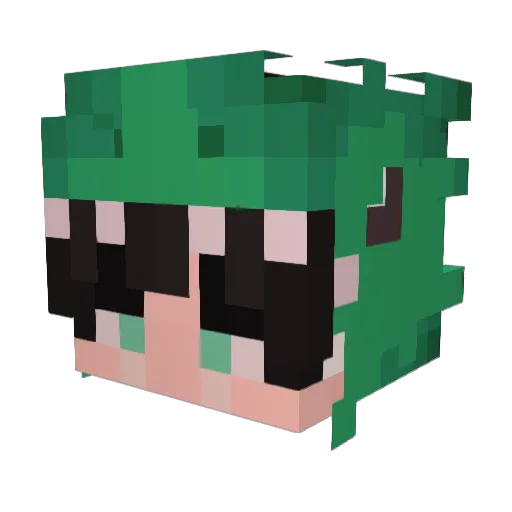 Ferrusca123 Minecraft avatar head, 3D render