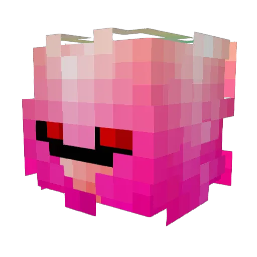 FerryP Minecraft avatar head, 3D render